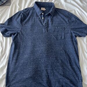 faherty polo blue polo XL